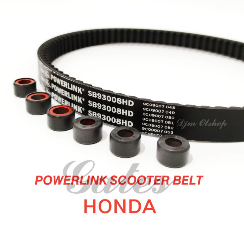 Vanbelt powerlink plus roller Dr.pulley Honda matik all tipe