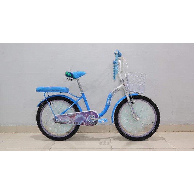 Mini 20 element frozen 5.0 elsa anna olaf disney sepeda anak keranjang