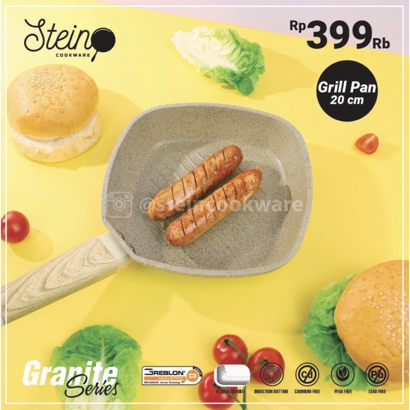 Stein Cookware Paket ONYX - DIJAMIN 100% ORIGINAL