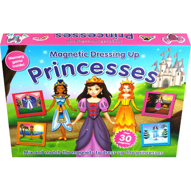 

(MAG-BOX-FUNSTA-DRESS) Magnetic Dressing Up Princesses Box Set Over 30 Magnets