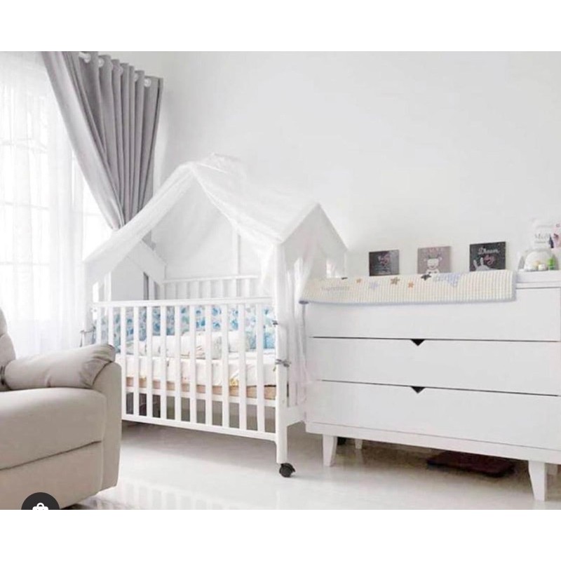 Preloved baby box & changing table