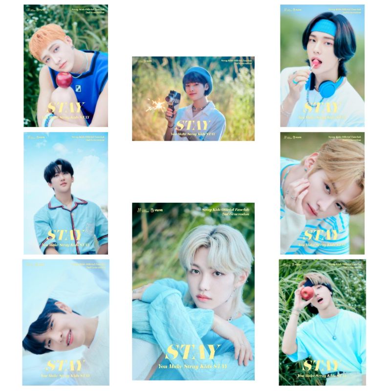 POSTER KPOP - Stray Kids(스트레이 키즈) Official FanclubSTAY 2ND GEN KIT CONCEPT PHOTO