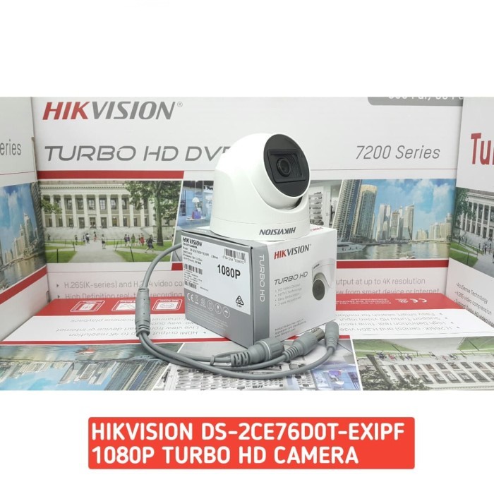 Kamera CCTV HIKVISION 2MP 1080p Indoor DS-2CE76DOT-EXLPF - DUAL LIGHT