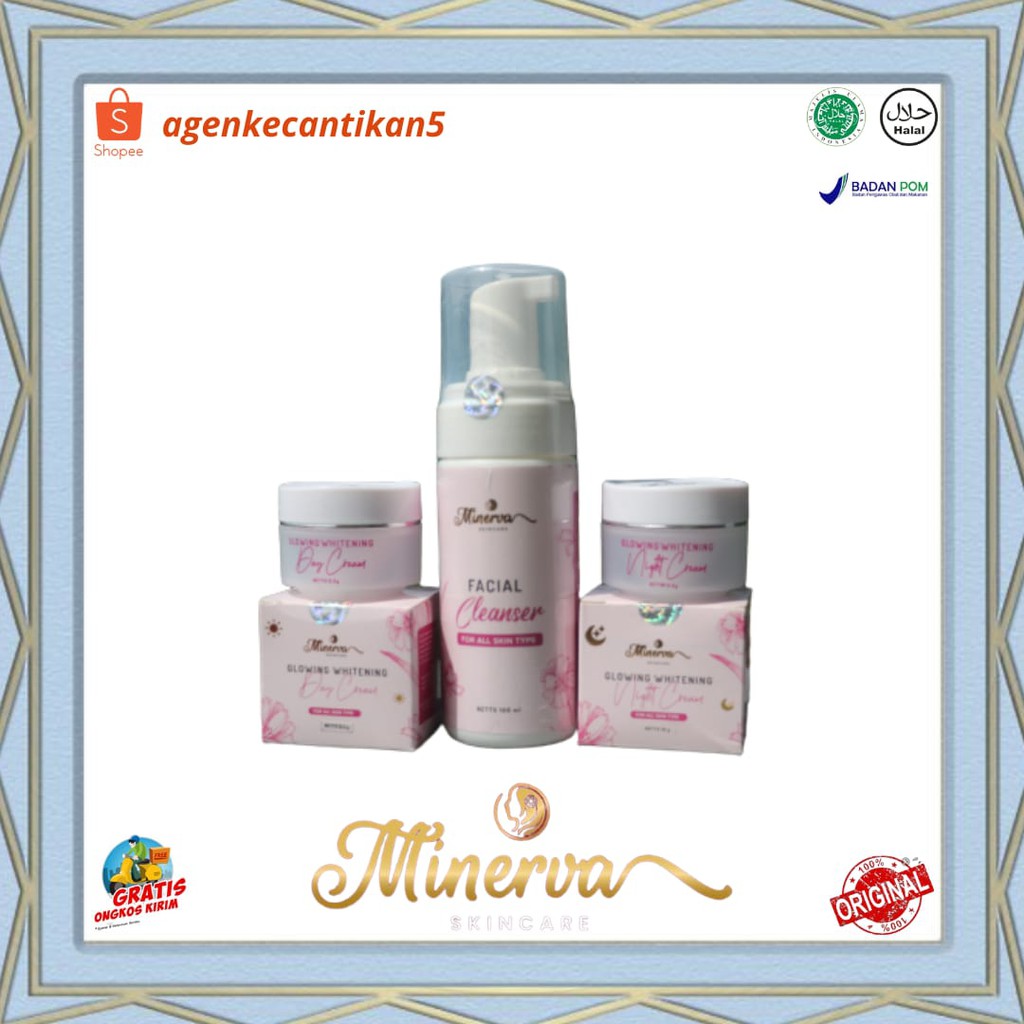 Terlaris Minerva Skincare Original / Perawatan Wajah Ampuh Menghilangkan Bekas Jerawat / Minerva