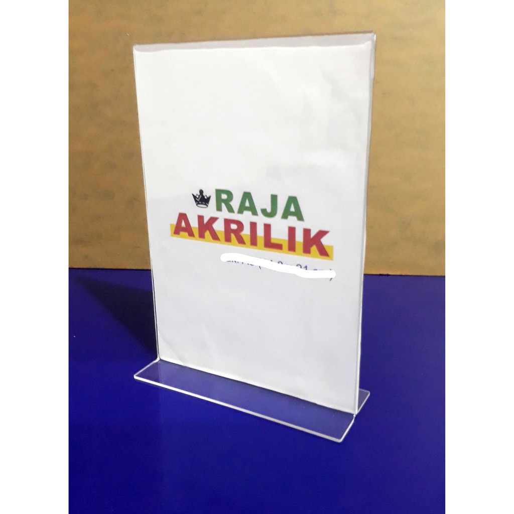 

Acrylic A6T Tentcard