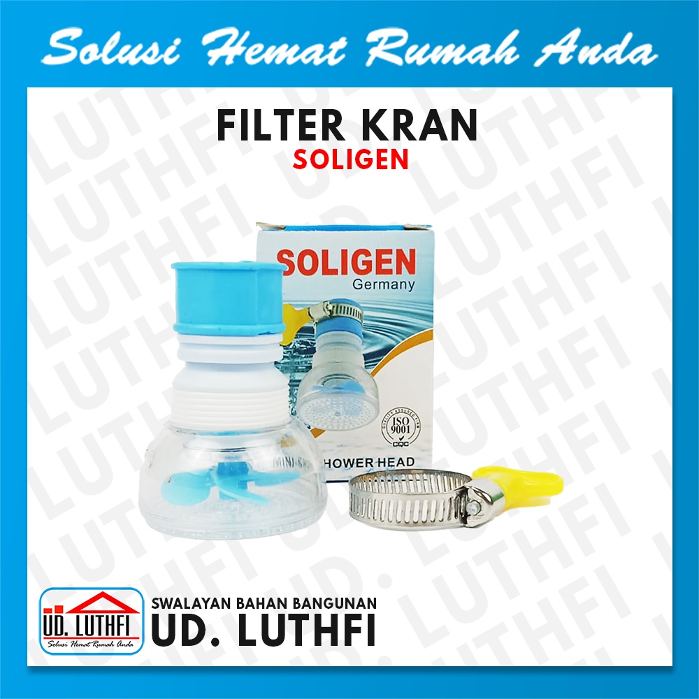 Filter Kran Kipas + Pengunci Soligen / FIlter Kran Air + Pengunci