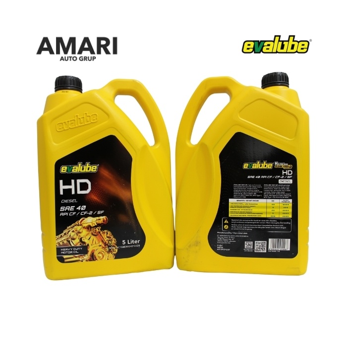 Evalube Oli | Oli Mobil Mesin Diesel HD (DIESEL ENGINE OIL) 5 Liter OLI