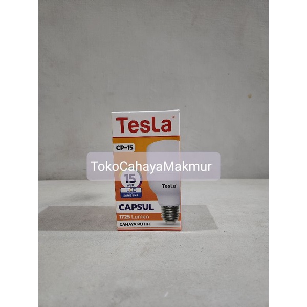 Lampu LED Bohlam Capsul 15w 15watt Tesla Cahaya Putih Hemat Energy