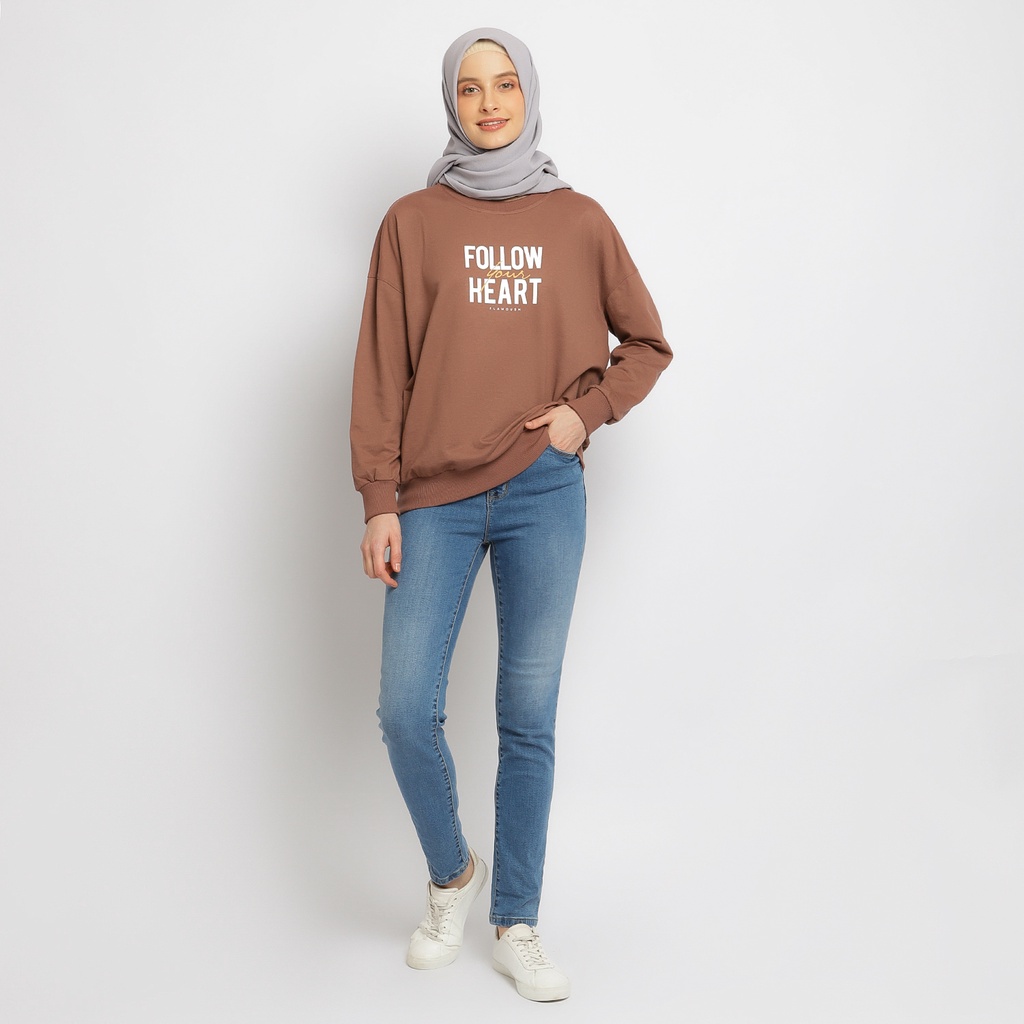 Flamoush Sellma Brown Sweater Wanita
