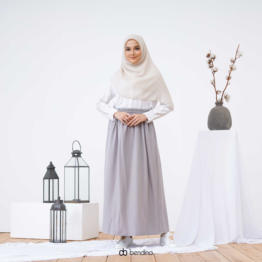 THISISBENDINA Rok Panjang Polos Ironless ALENA Skirt All Size