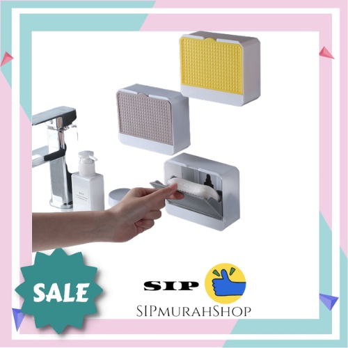 Kotak Sabun Dinding / Kotak Sabun Batang / Tempat Sabun Dinding / Kotak Sabun Tempel