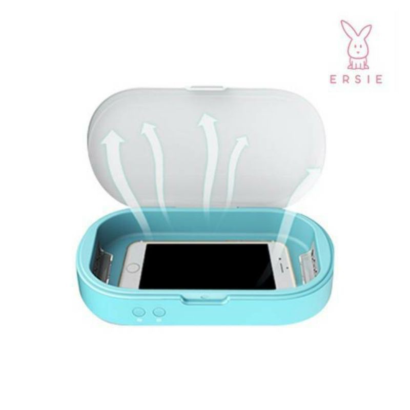 Ersie Sterilizer sterilan Round steril uv hp phone empeng portable LILAC NEW blue pink UVC