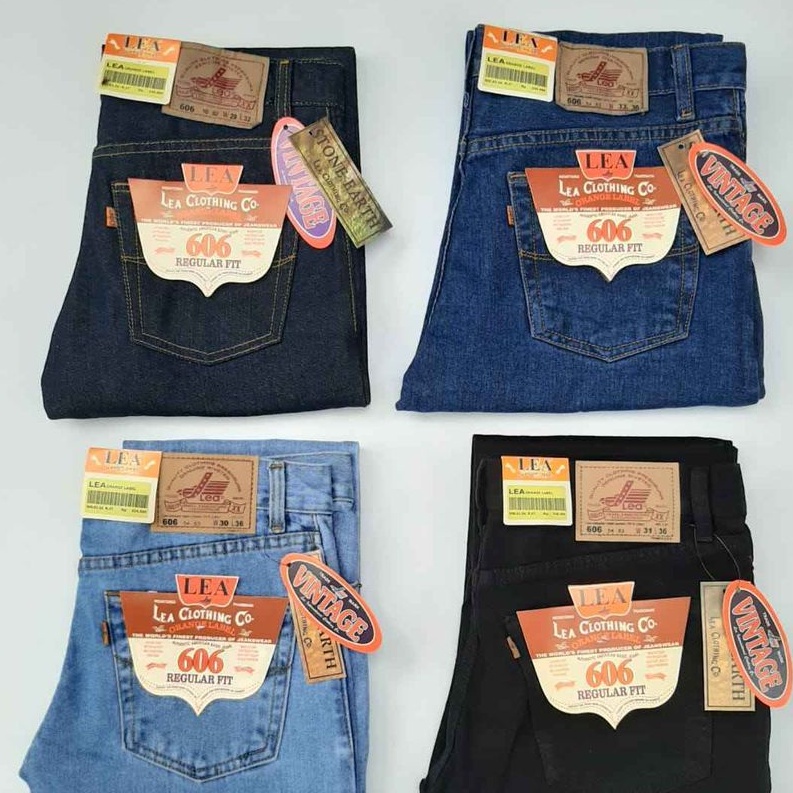 PROMO TERBARU !! CELANA LEA ORIGINAL PREMIUM JEANS PRIA STANDAR REGULER // CELANA PANJANG PRIA // CELANA JEANS STANDAR