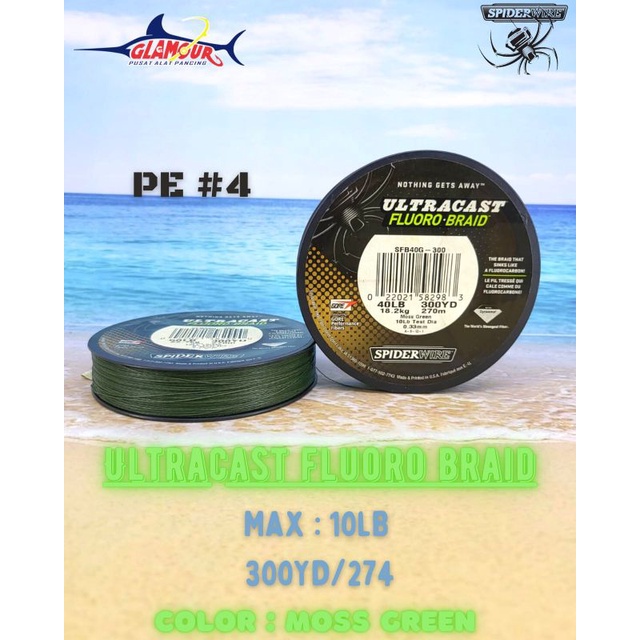 SENAR PANCING / PE PANCING / BENANG PE / PE SPIDER WIRE ULTRACAST