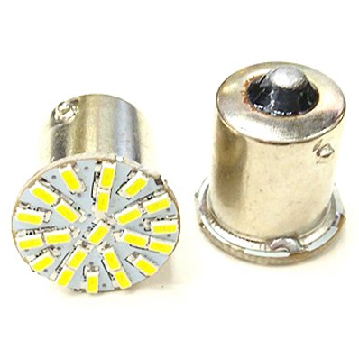 Lampu Rem Mobil LED 1156 BA15S SMD 3014 2 PCS - OMRS6JWH White