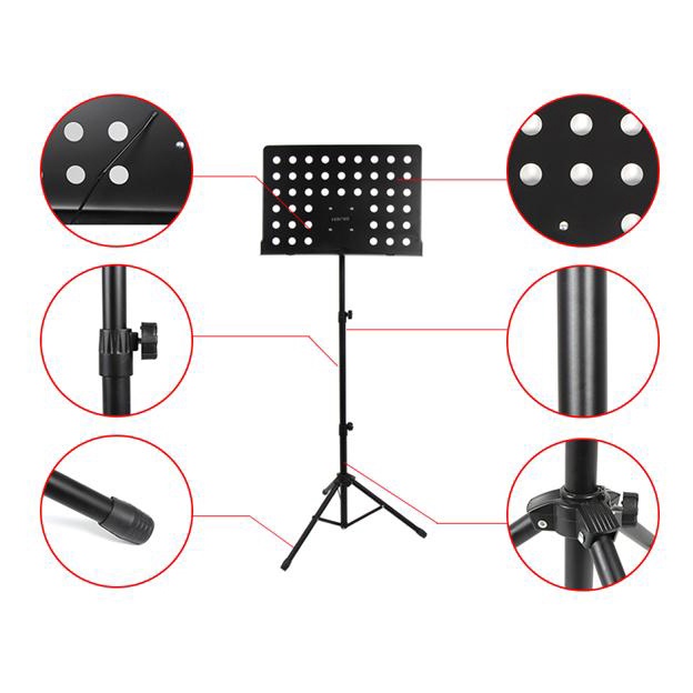 PROMO TaffSTUDIO Stand Partitur Sheet Musik - P-06 - Black