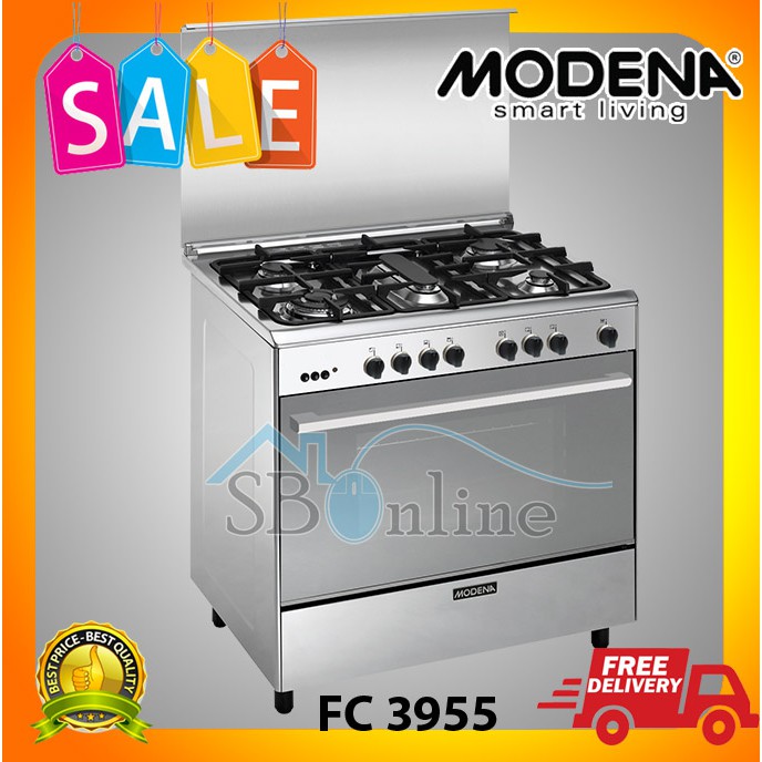 MODENA FC 3955 URBANA - Freestanding Cooker 90 cm - Stainless Steel