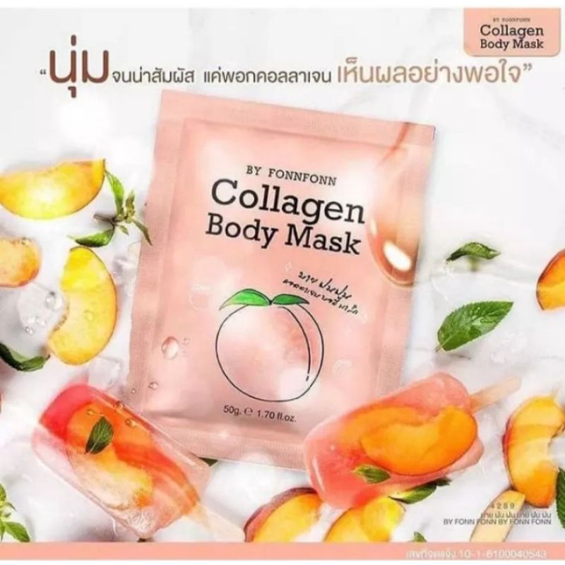 COLLAGEN BODY MASK BY FONNFONN THAILAND | Lulur Pemutih Badan |