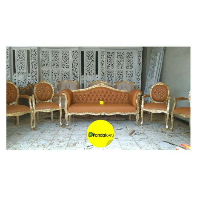 Kursi pelaminan sofa pelaminan kayu jati