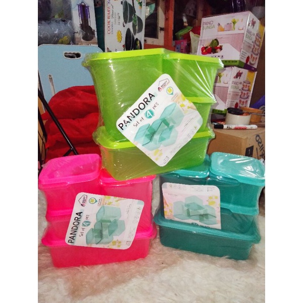PANDORA SET TOPLES PLASTIK SERBAGUNA