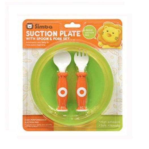 Simba 9604 Suction Plate with Spoon and Fork