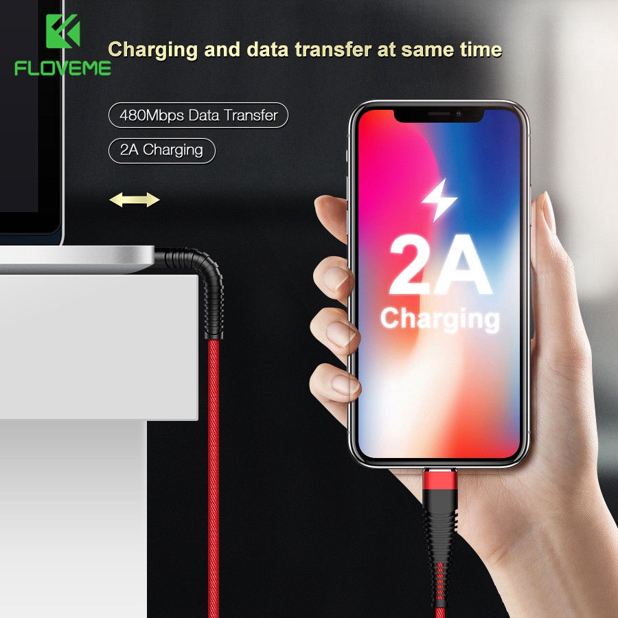 Kabel Data / Charger USB Fast Charging Untuk Apple iPhone X / 8 / 7 / 6