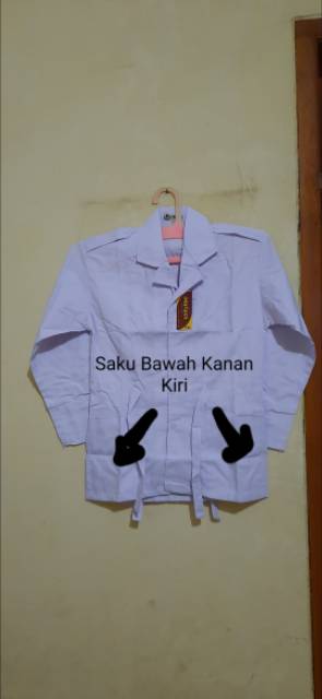 BAJU SERAGAM SEKOLAH MODEL TALI SAMPING SMP/MTS/SMA/SMU/MA