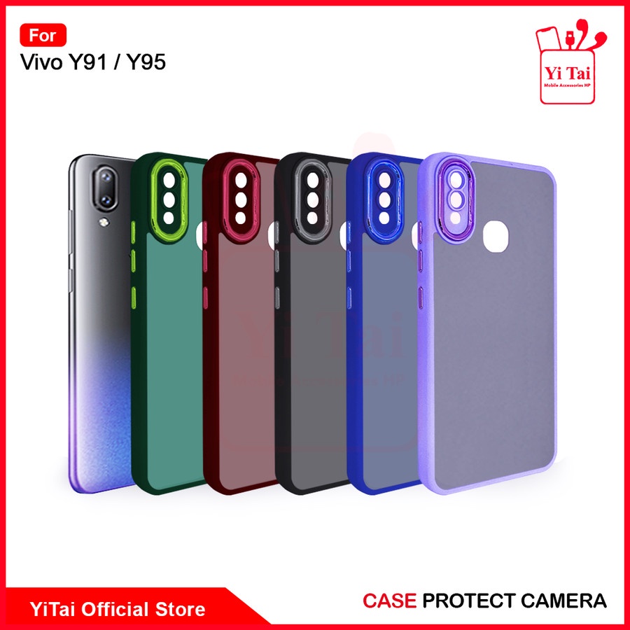 YC02 CASE YI TAI PROTECT KAMERA VIVO Y12S Y20 Y20I Y20S VIVO Y91 Y95 - BDC