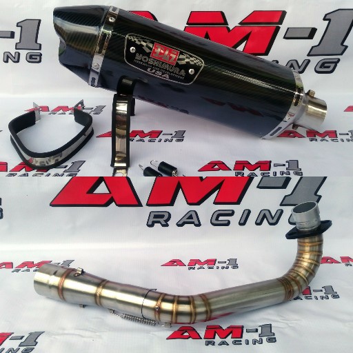 Knalpot Racing Yoshimura R77 Carbon Lubang 2 Yamaha XMAX 250 X MAX