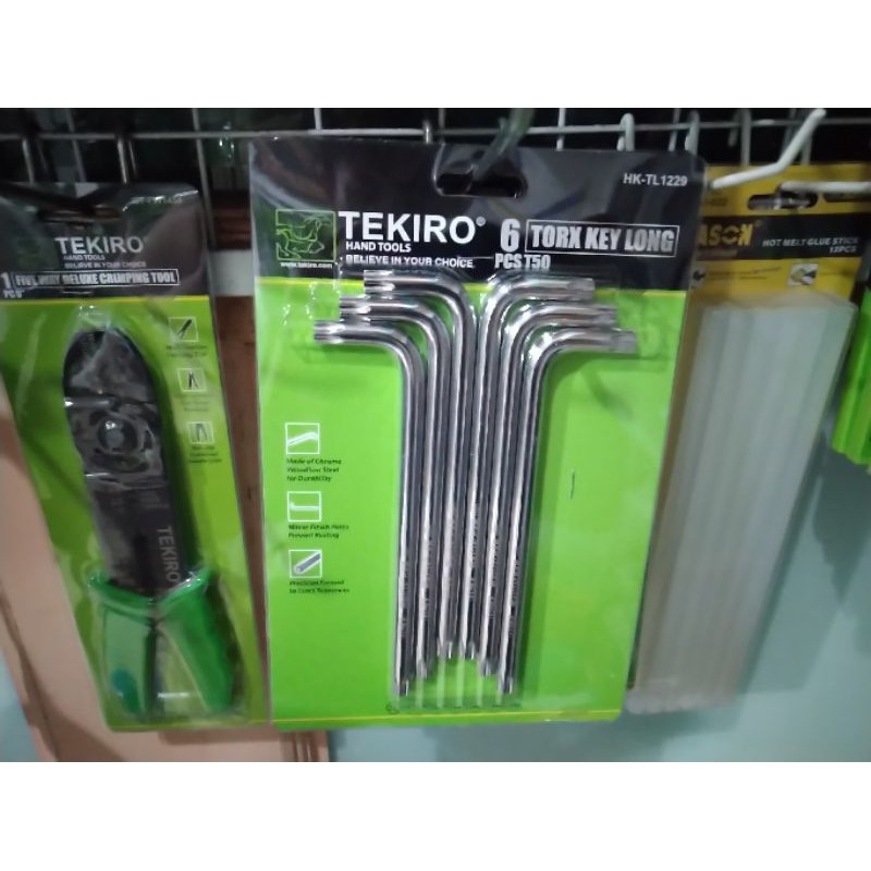 TEKIRO kunci L BINTANG T50 torx key long ORIGINAL