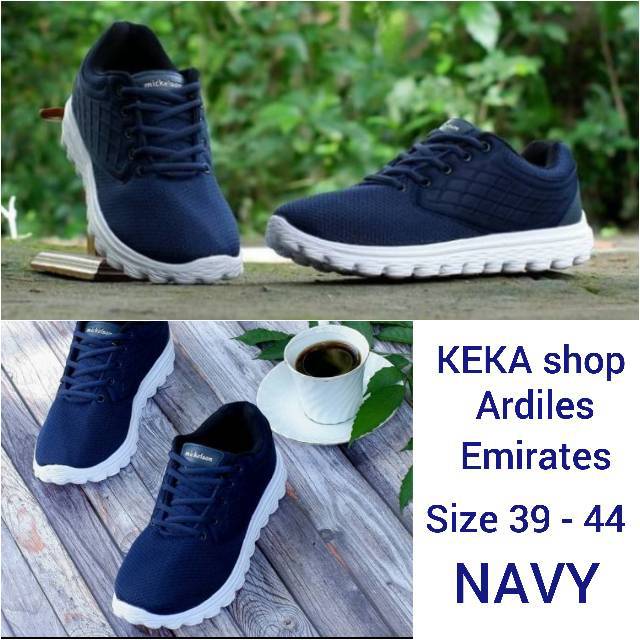 Sepatu Ardiles mickelson running Pria EMIRATES BLACK & NAVY