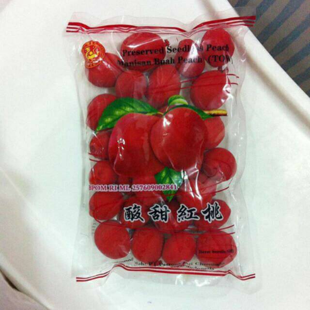 

Manisan Buah Peach Merah