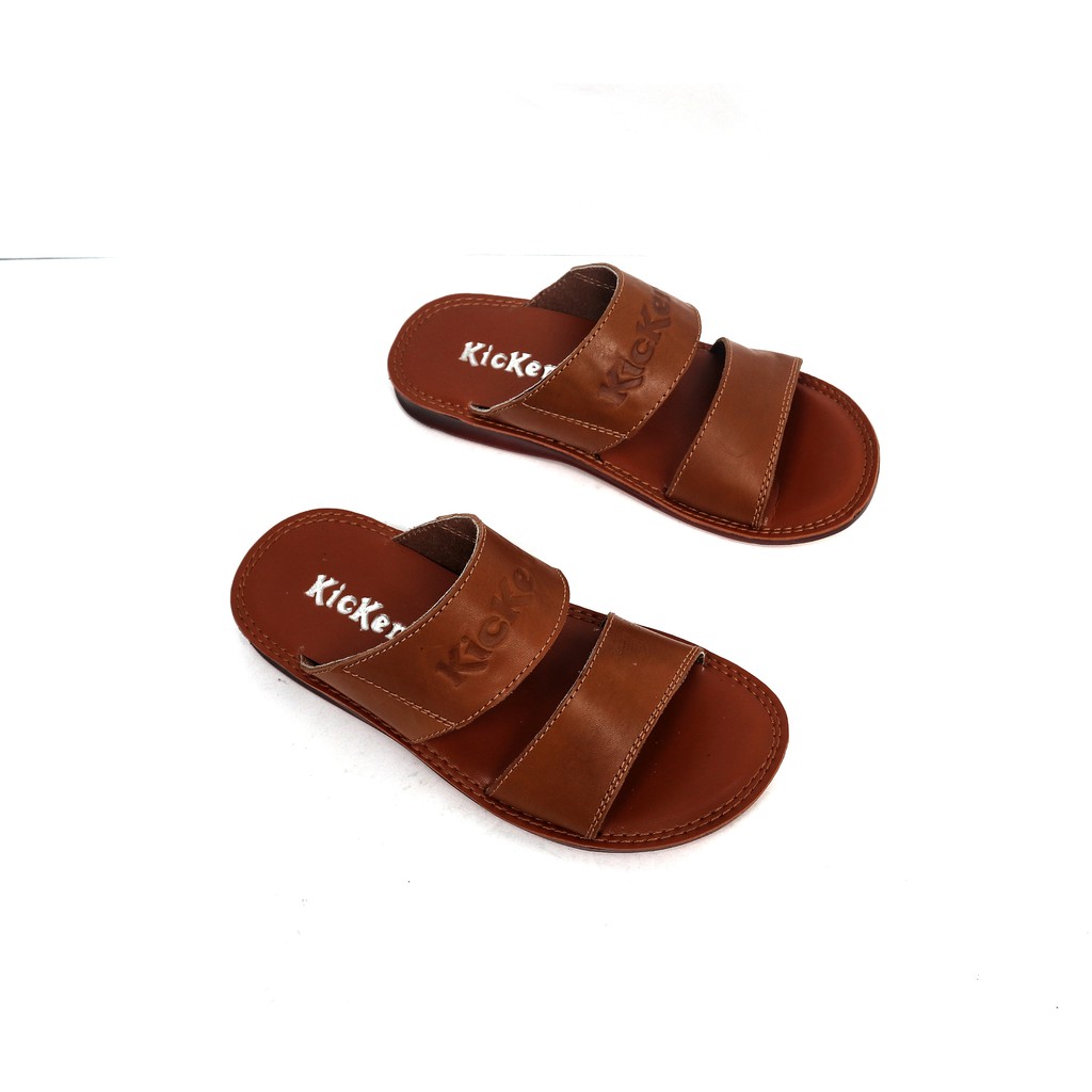 Sandal Pria Kulit Casual Santai Kickers ban2k