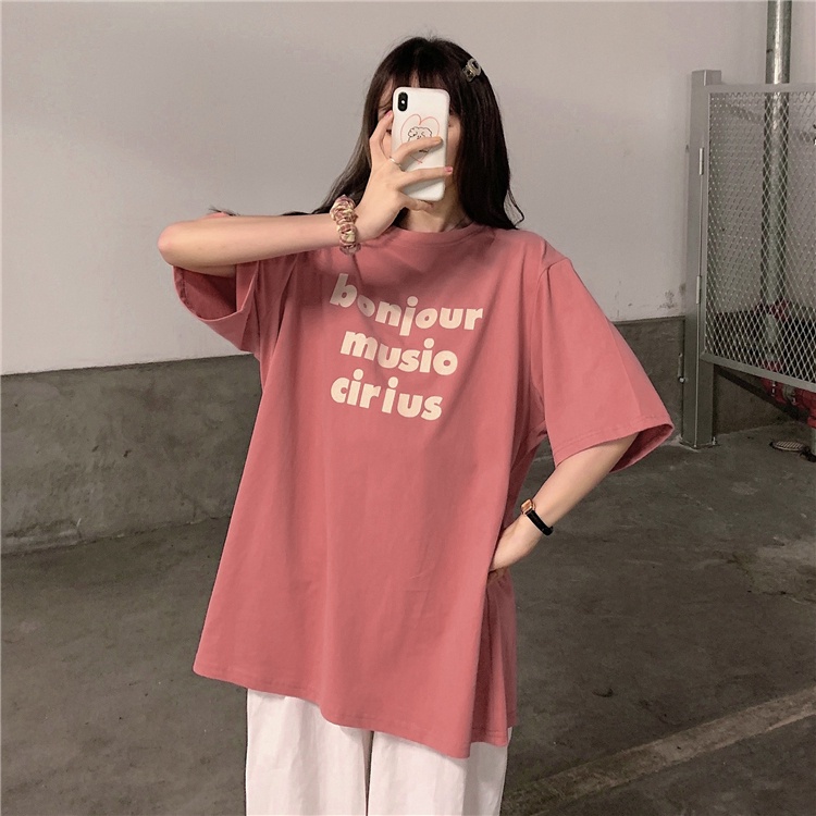 baju kaos wanita lengan pendek / kaos atasan wanita premium / t shirt original korean / baju oversize murah