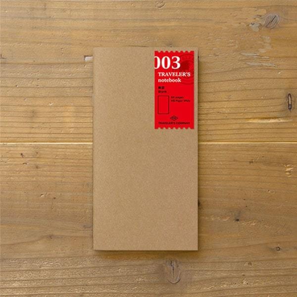 

[RESTOCK] Midori Traveler's Notebook 003 - Blank Regular Size