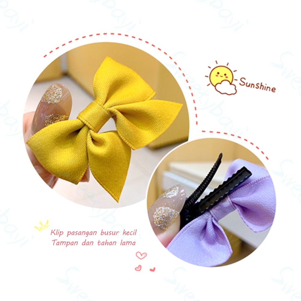 SweetyBayi 2pcs Jepit rambut anak pita Jepitan rambut anak Hair clip anak