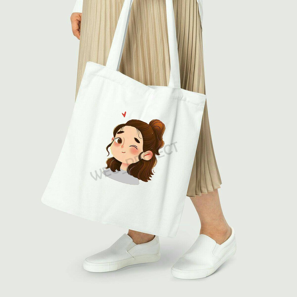 TOTE BAG KANVAS / TOTE BAG WANITA / TOTE BAG GIRLS2