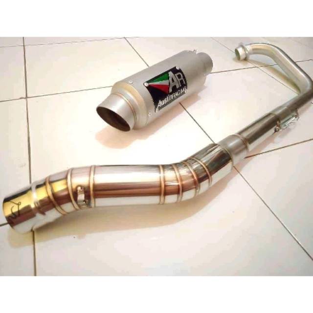 Knlpot racing austin racing satria fu Vixion r15 sonic dll