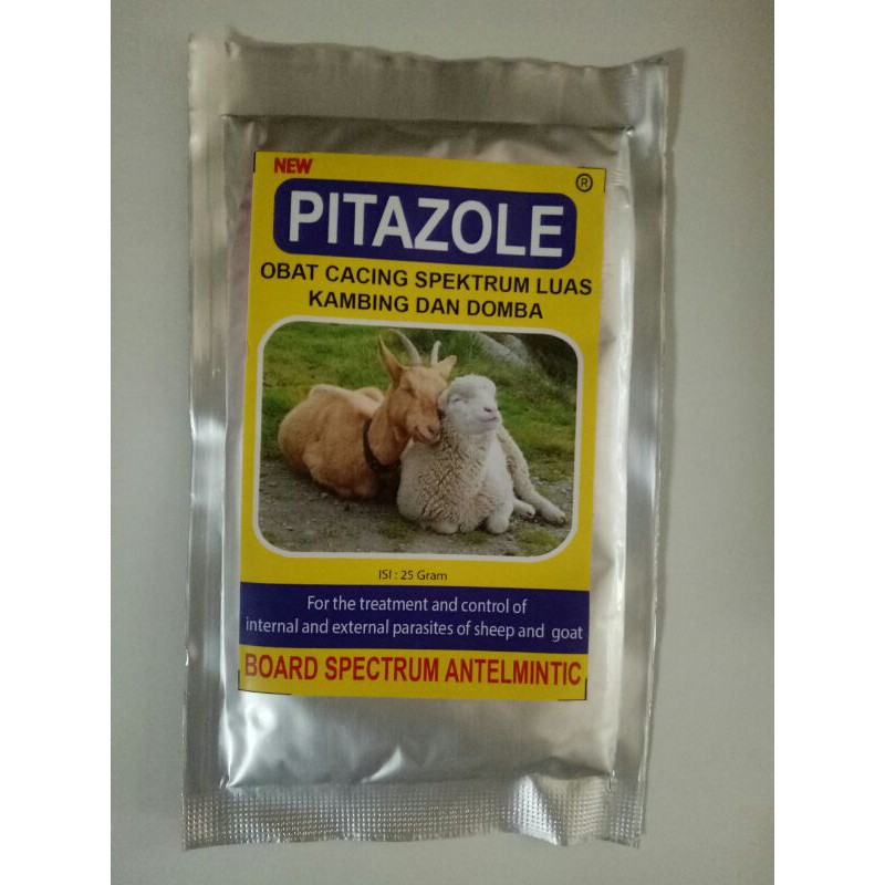 obat cacing kambing pitazole