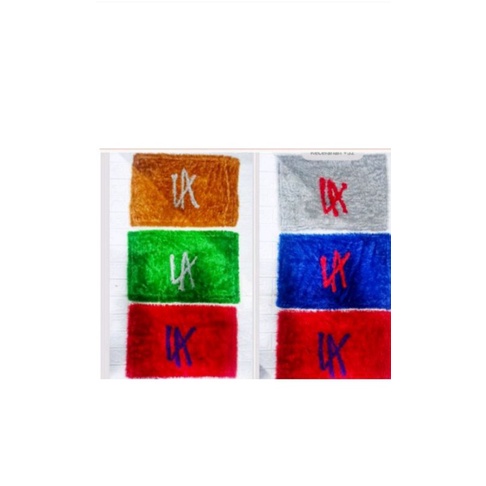 Keset bulu raspur alas kaki kesed bulu 35x55 anti slip tebal halus