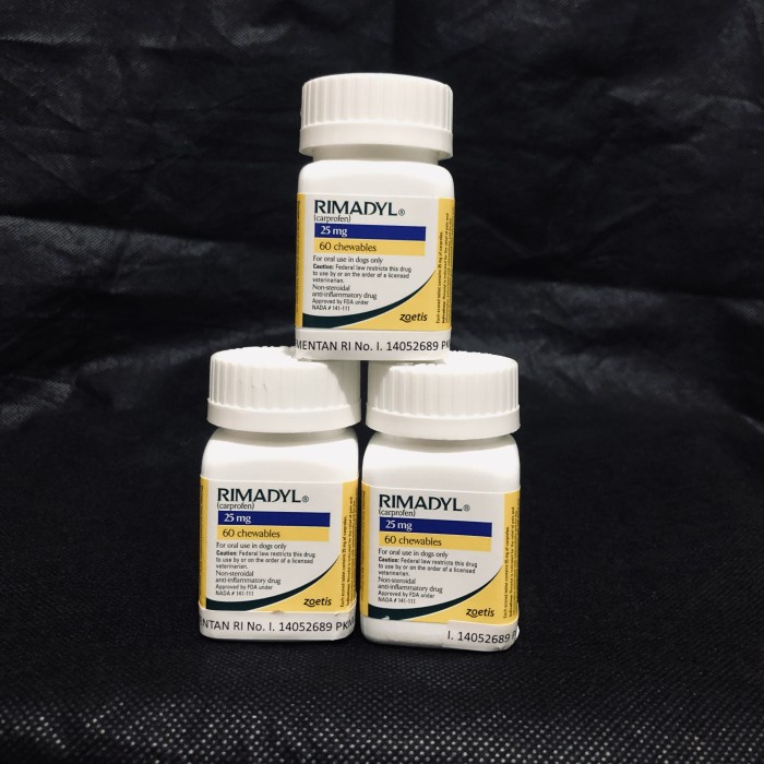 Jual Rimadyl Carprofen 25 Mg 1 Botol Indonesia Shopee Indonesia
