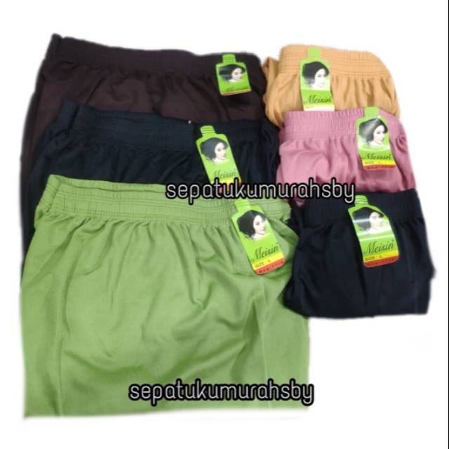 Ecer celana rangkepan wanita / celana pendek cewek termurah merk meisin