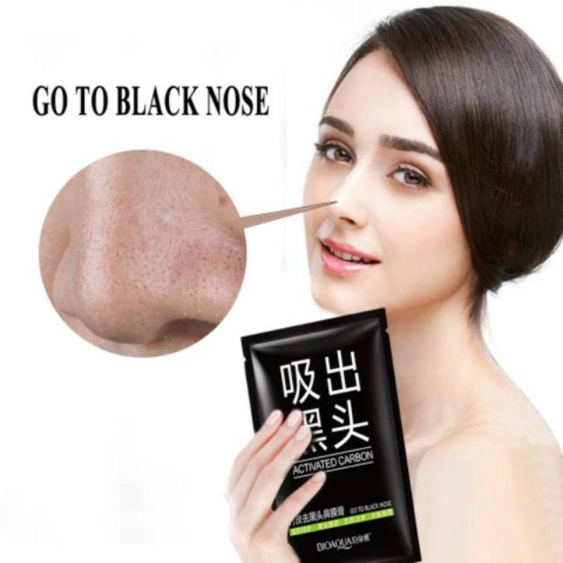 Masker Komedo Blackhead Deep Cleansing BLACK CHARCOAL SET MASK Sachet [Per Pcs]