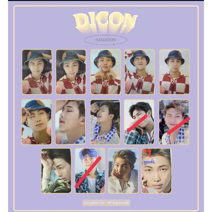 BTS Namjoon / RM Dicon 101 sharing
