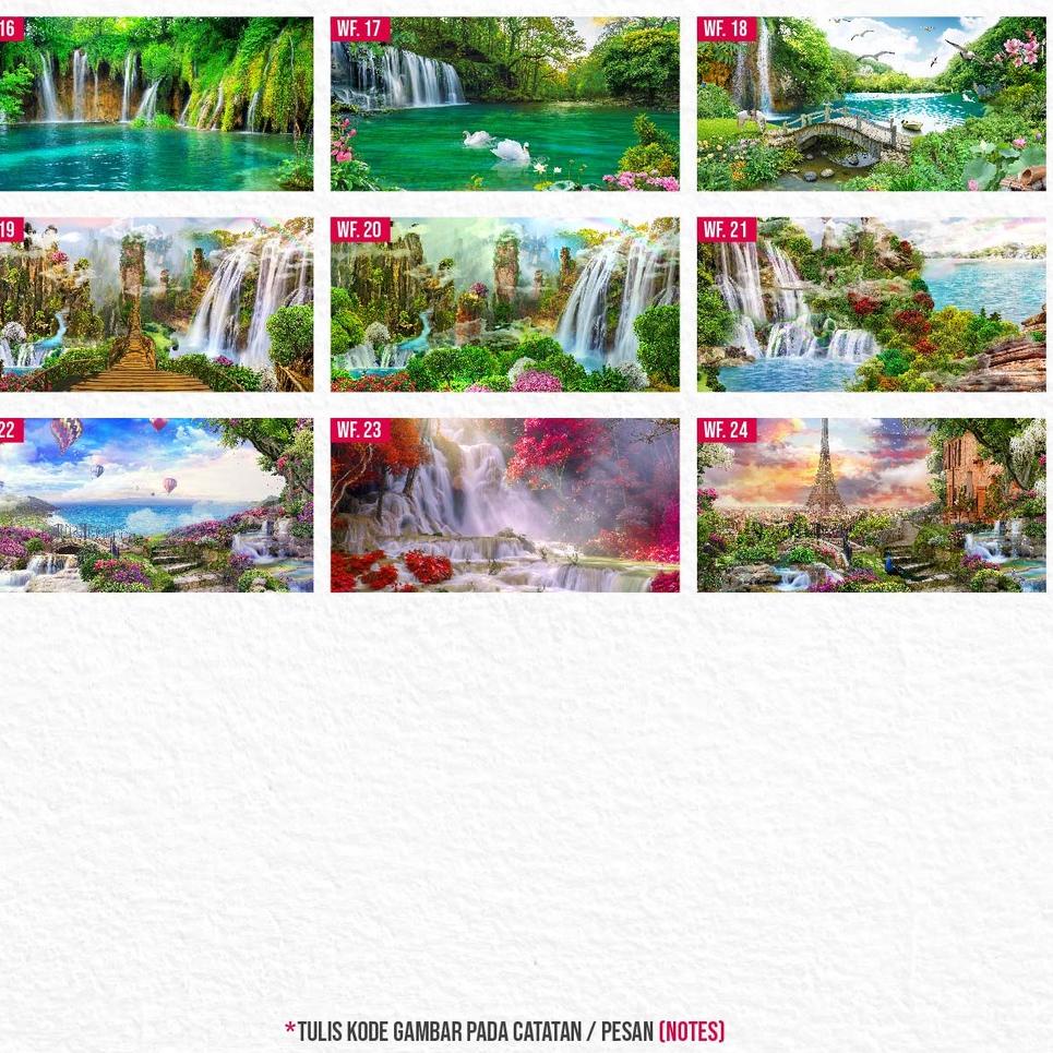 [Jor31au22ν] STICKER / STIKER AQUARIUM BACKGROUND AQUARIUM WALLPAPER AQUARIUM TEMA AIR TERJUN WATERF