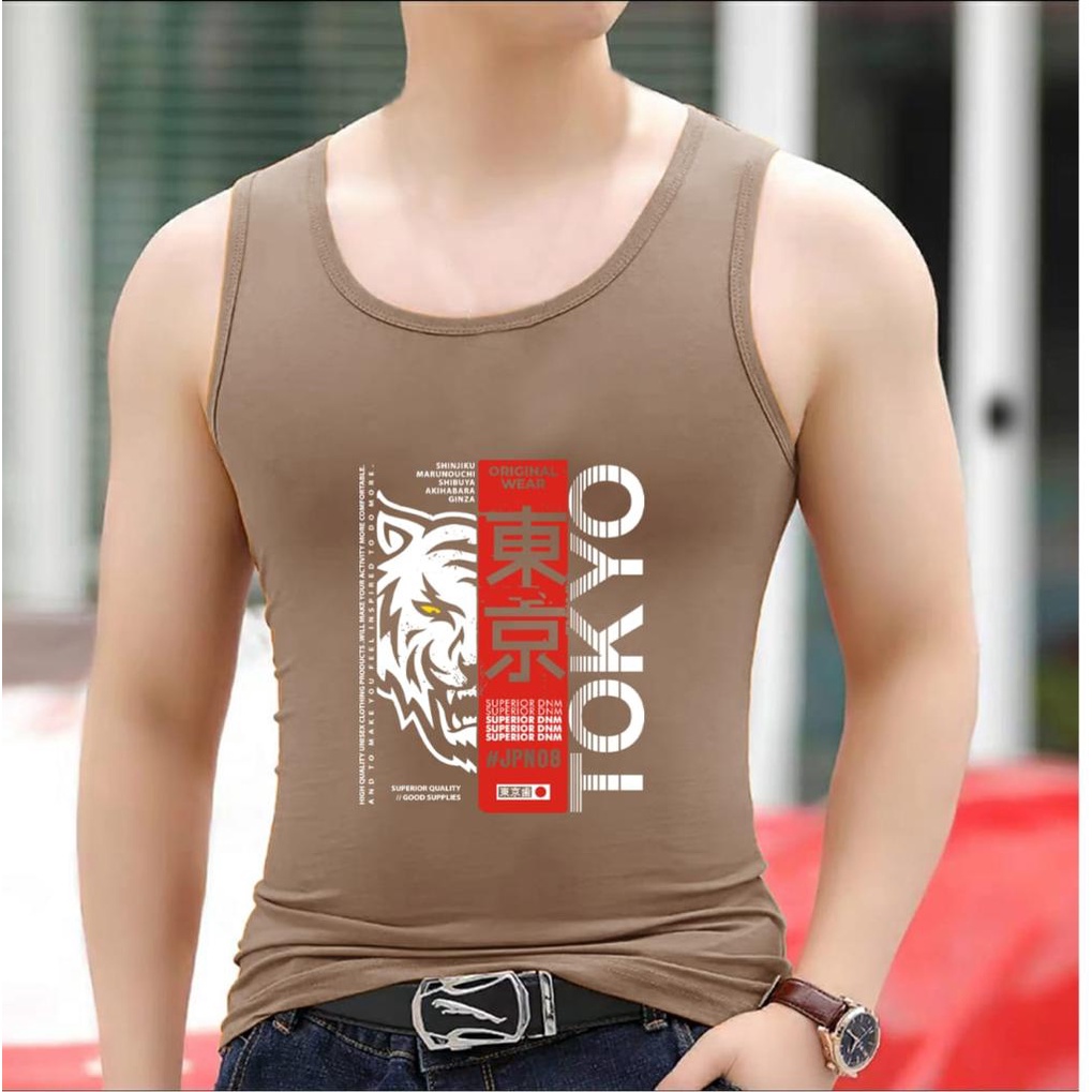 SINGLET TOKYO  / kaos dalam pria / kaos dalam terlaris -mukzhop