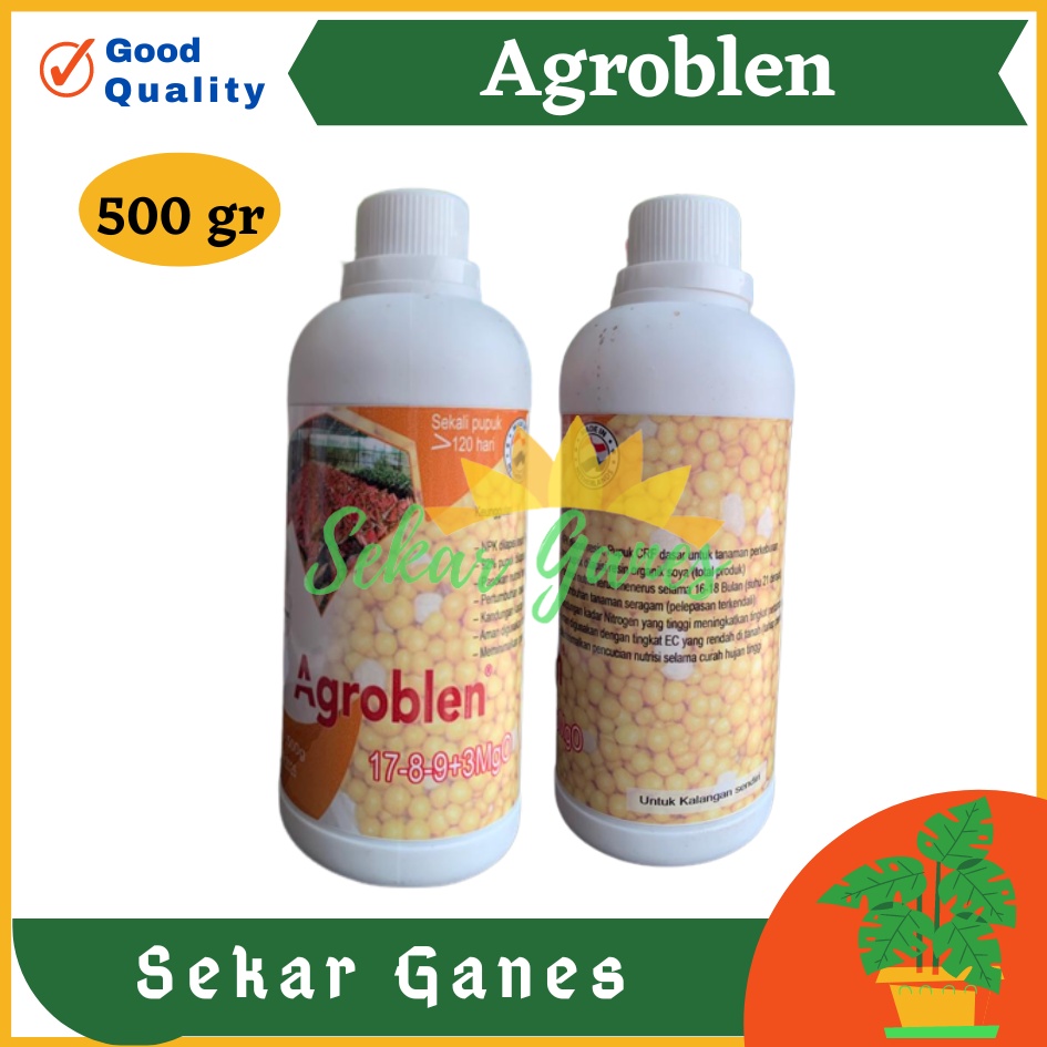 Sekarganes Pupuk Agroblen 17-8-9+3MgO 500 Gr - Dekastar Agroblend 1789 17 8 9 Pupuk osmocote dekastar 10 26 10 100g pupuk sr 10 26 10 pupuk kelapa sawit sawit cengkeh karet kakao lada pala kelapa kopi slow release original aglonema organik rilis dus