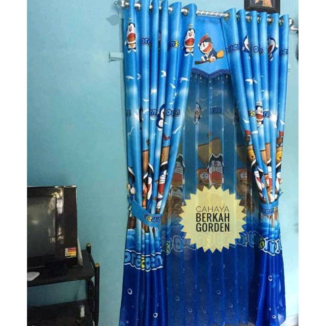 GORDEN KARAKTER JENDELA KAMAR TIDUR | HORDENG TIRAI KORDEN GORDYN JENDELA DORAEMON GORDEN. JENDELA K