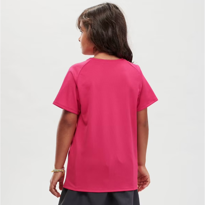 QUECHUA MH500 Kaos Anak Perempuan T-Shirt Hiking Nyaman Dan Ringan