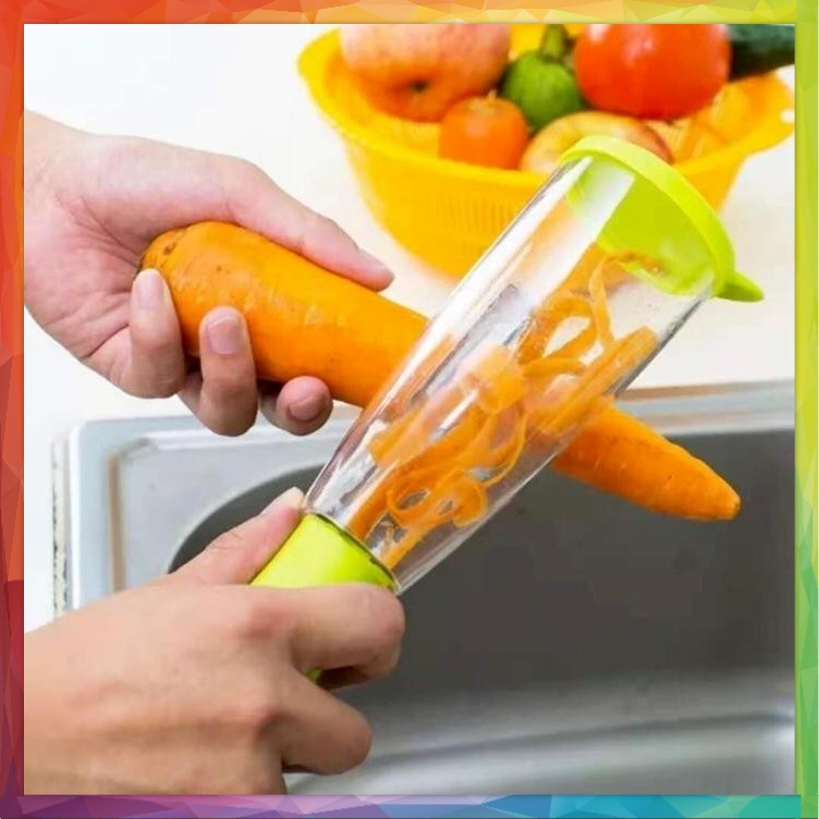 PISAU PENGUPAS KULIT BUAH TABUNG / PISAU KUPAS BUAH DAN SAYUR MODEL GELAS / STAINLESS PEELER